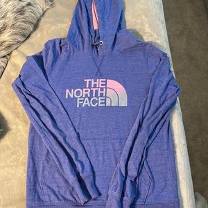 the north face light weight sweatshirt